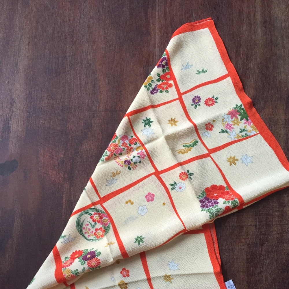 Japanese silk scarf